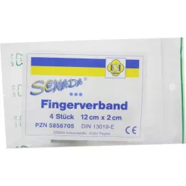 SENADA Fingerbandage 2x12 cm, 4 st