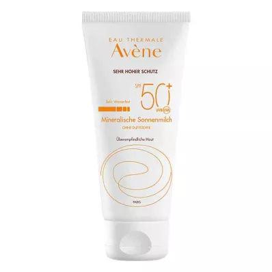 AVENE Solmjölk SPF 50+ mineral, 100 ml