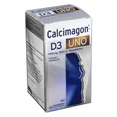 CALCIMAGON D3 Uno tuggtabletter, 60 st CALCIMAGON D3 Uno tuggtabletter, 60 st
