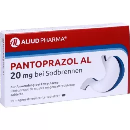 PANTOPRAZOL AL 20 mg mot halsbränna enterotabletter, 14 st