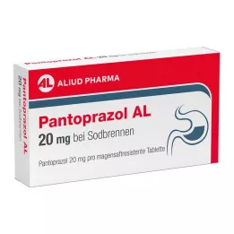 PANTOPRAZOL AL 20 mg mot halsbränna enterotabletter, 14 st