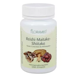 REISHI-MAITAKE-Shitake-kapslar som är bra för friska celler, 60 st