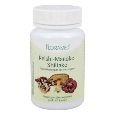 REISHI-MAITAKE-Shitake-kapslar som är bra för friska celler, 60 st REISHI-MAITAKE-Shitake-kapslar som är bra för friska celler, 60 st