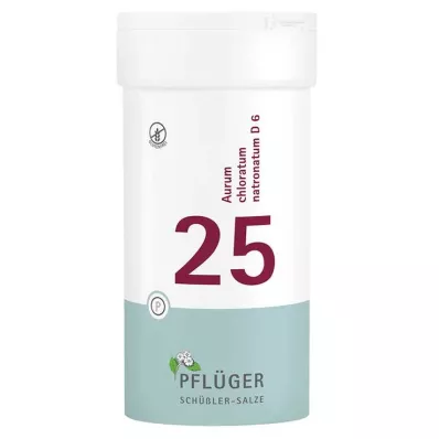 Biochemistry Pflueger 25 Aurum chloratum natrium D 6 tabletter, 400 st