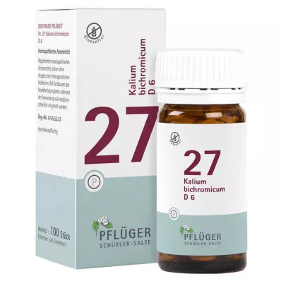 Biochemistry Pflueger 27 Kalium bichromicum D 6 tabletter, 100 st
