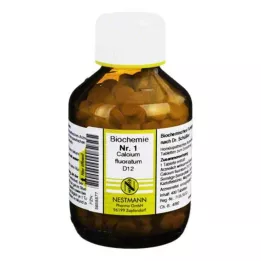 BIOCHEMIE 1 Kalciumfluoratum D 12 tabletter, 400 st