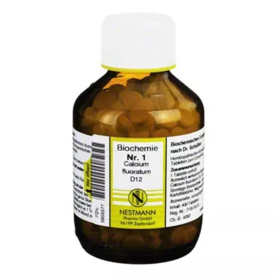 BIOCHEMIE 1 Kalciumfluoratum D 12 tabletter, 400 st BIOCHEMIE 1 Kalciumfluoratum D 12 tabletter, 400 st
