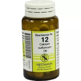 BIOCHEMIE 12 Calcium sulphuricum D 6 tabletter, 100 st