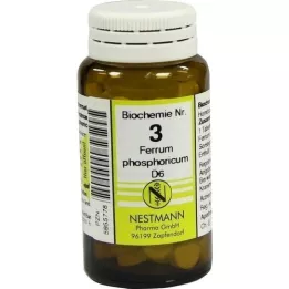 BIOCHEMIE 3 Ferrum phosphoricum D 6 tabletter, 100 st