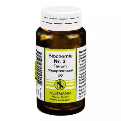 BIOCHEMIE 3 Ferrum phosphoricum D 6 tabletter, 100 st