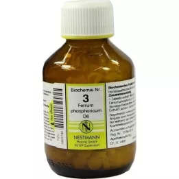 BIOCHEMIE 3 Ferrum phosphoricum D 6 tabletter, 400 st