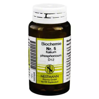 BIOCHEMIE 5 Kalium phosphoricum D 12 tabletter, 100 st