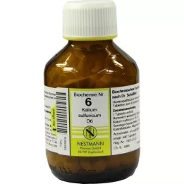 BIOCHEMIE 6 Kalium sulphuricum D 6 tabletter, 400 st