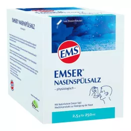 EMSER Nasalt sköljsalt fysiologisk påse, 100 st