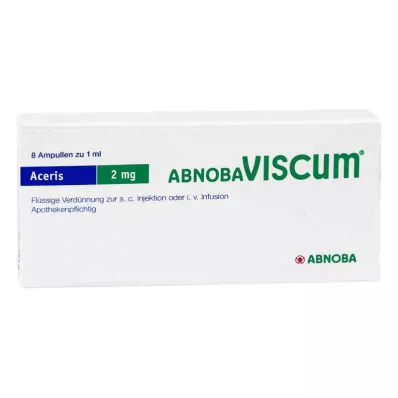 Abnobaviscum Aceris 2 mg ampuller (8 st) Abnobaviscum Aceris 2 mg ampuller (8 st)