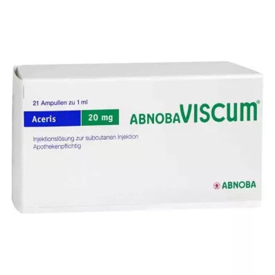 Abnobaviscum Aceris 20 mg ampuller (21 st)