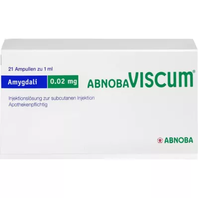 ABNOBAVISCUM Amygdali 0,02 mg ampuller, 21 st