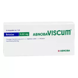 ABNOBAVISCUM Betulae 0,02 mg ampuller, 8 st