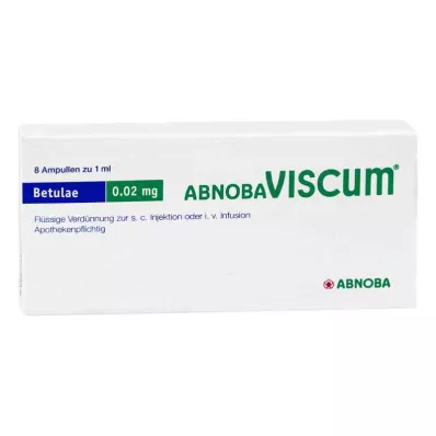 Abnobaviscum Betulae 0,02 mg ampuller (8 stycken) Abnobaviscum Betulae 0,02 mg ampuller (8 stycken)