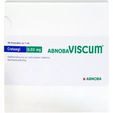ABNOBAVISCUM Crataegi 0,02 mg ampuller, 48 st