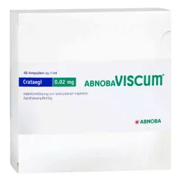 ABNOBAVISCUM Crataegi 0,02 mg ampuller, 48 st