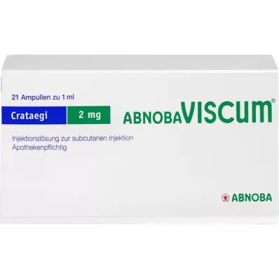 ABNOBAVISCUM Crataegi 2 mg ampuller, 21 st