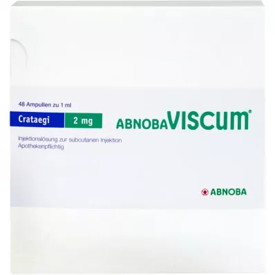 ABNOBAVISCUM Crataegi 2 mg ampuller, 48 st