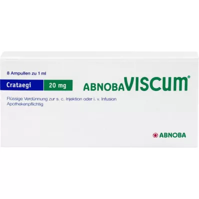 ABNOBAVISCUM Crataegi 20 mg ampuller, 8 st