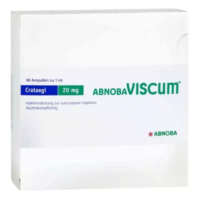 ABNOBAVISCUM Crataegi 20 mg ampuller, 48 st