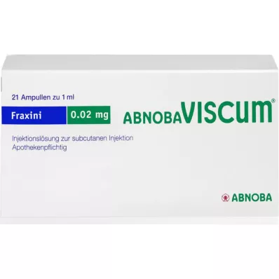 ABNOBAVISCUM Fraxini 0,02 mg ampuller, 21 st