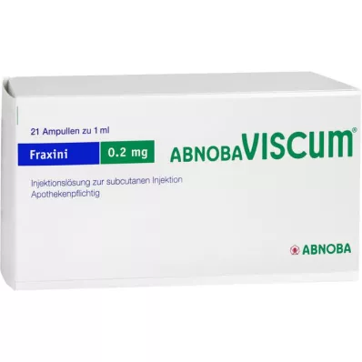ABNOBAVISCUM Fraxini 0,2 mg ampuller, 21 st