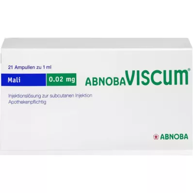 ABNOBAVISCUM Mali 0,02 mg ampuller, 21 st