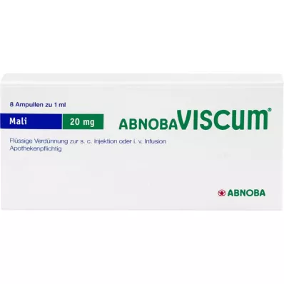 ABNOBAVISCUM Mali 20 mg ampuller, 8 st