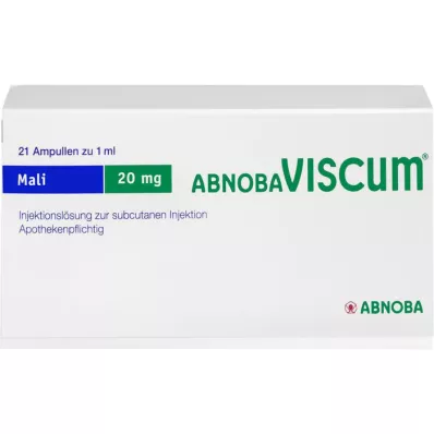 ABNOBAVISCUM Mali 20 mg ampuller, 21 st
