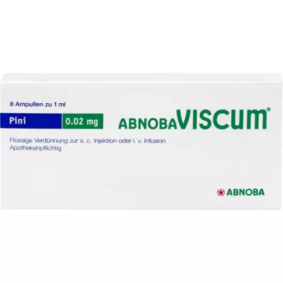 ABNOBAVISCUM Pini 0,02 mg ampuller, 8 st