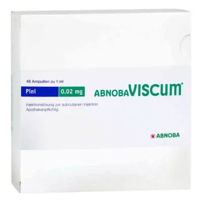 ABNOBAVISCUM Pini 0,02 mg ampuller, 48 st ABNOBAVISCUM Pini 0,02 mg ampuller, 48 st