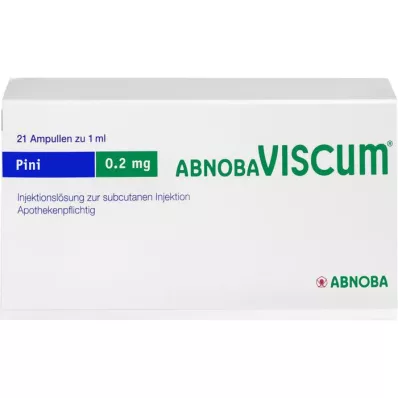 ABNOBAVISCUM Pini 0,2 mg ampuller, 21 st
