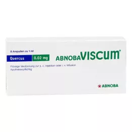 ABNOBAVISCUM Quercus 0,02 mg ampuller, 8 st