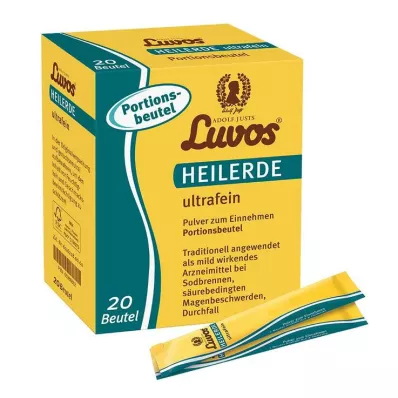 LUVOS Påse med ultrafin helande lera, 20X6,5 g LUVOS Påse med ultrafin helande lera, 20X6,5 g