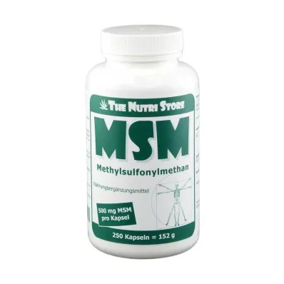 MSM 500 mg metylsulfonylmetan kapslar, 250 st MSM 500 mg metylsulfonylmetan kapslar, 250 st