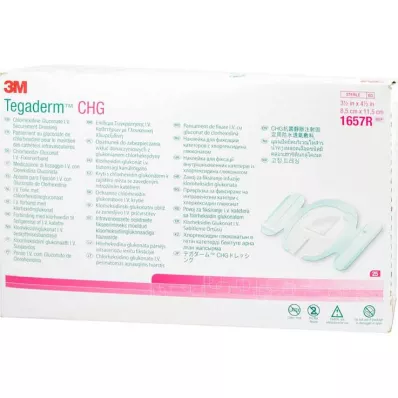 Tegaderm 3M Chg i.v.Fästtejp 8,5x11,5cm 1657R, 25 st Tegaderm 3M Chg i.v.Fästtejp 8,5x11,5cm 1657R, 25 st