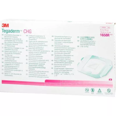 Tegaderm 3M Chg i.v.Fästtejp 10x12cm 1658R, 25 st Tegaderm 3M Chg i.v.Fästtejp 10x12cm 1658R, 25 st