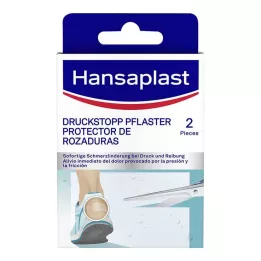 HANSAPLAST Tryckstopp transparent, skyddsdyna, 2 st