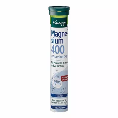 KNEIPP Magnesium 400+C+E brustabletter, 15 st