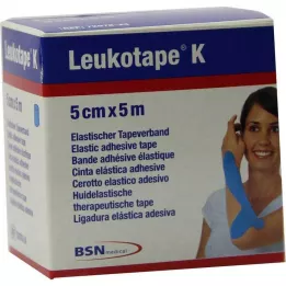 LEUKOTAPE K 5 cm ljusblå, 1 st