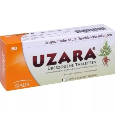 UZARA 40 mg dragerade tabletter, 50 st