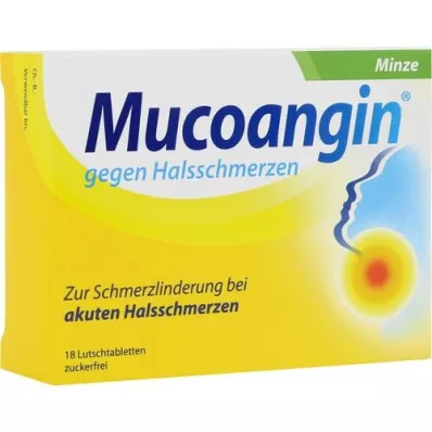 MUCOANGIN Mint 20 mg sugtabletter, 18 st