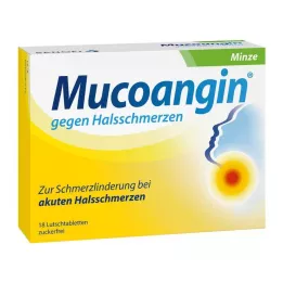MUCOANGIN Mint 20 mg sugtabletter, 18 st