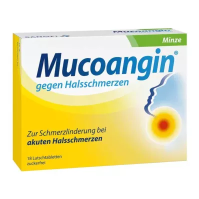 MUCOANGIN Mint 20 mg sugtabletter, 18 st