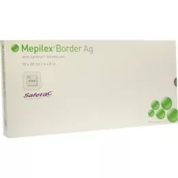 MEPILEX Border Ag skumförband 10x20 cm sterilt, 5 st